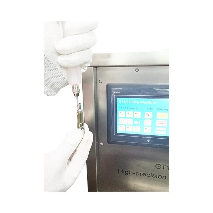 Factory Supply CBD/10-OH-HHC Oil Filling Machine GT10 For Carts / Disposable Vape Pen Filling