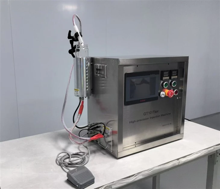 Ready To Ship Manual Carts Filling Machine Customization 510 Thread Vape Cartridge Filling Machine For THC Distillation Thick Oil With Heating