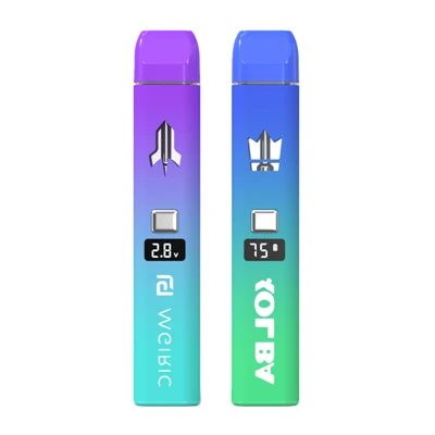 US Hot Selling 2G Empty Rechargeable Preheat Diamond Sause Disponibel Vape Pens V20+