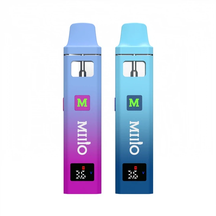 Original Factory HHC Device 2025 Ny Original Factory Supply 2ml Dual Coil laddningsbar engångspenna för THC/destillat